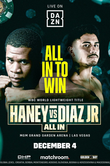 Devin Haney vs JoJo Diaz Poster