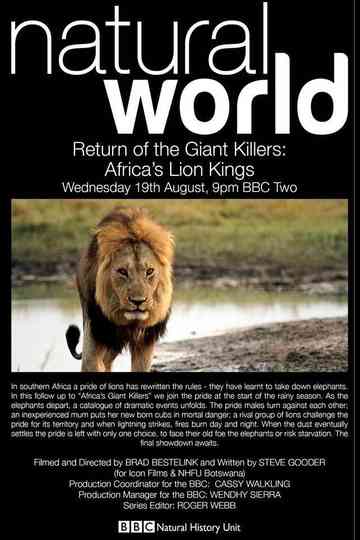 Return of the Giant Killers: Africa's Lion Kings Poster