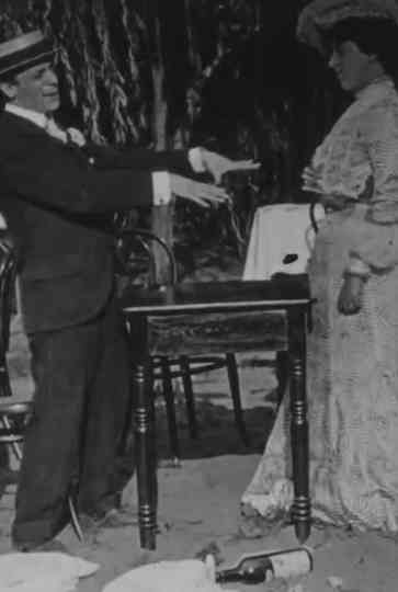 Fregoli e signora al ristorante Poster