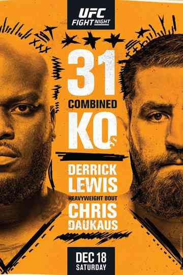 UFC Fight Night 199 Lewis vs Daukaus Poster