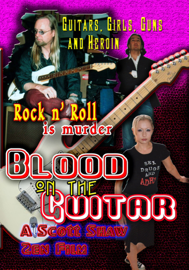 Blood on the Guitar Poster