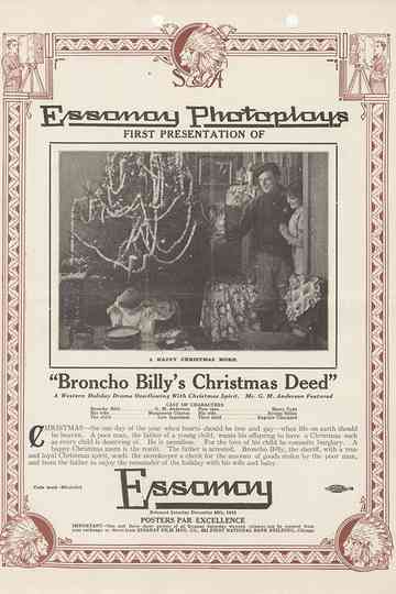 Broncho Billys Christmas Deed Poster