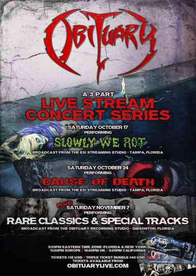 Obituary - Rare Classics & Special Tracks Live Stream Poster