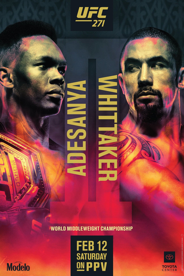 UFC 271 Adesanya vs Whittaker 2 Poster