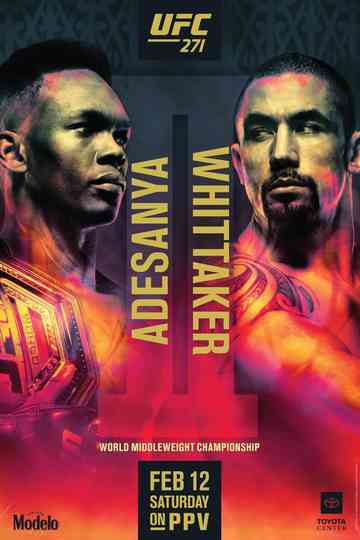 UFC 271 Adesanya vs Whittaker 2 Poster