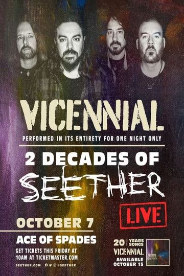 Seether  Vicennial Live Stream