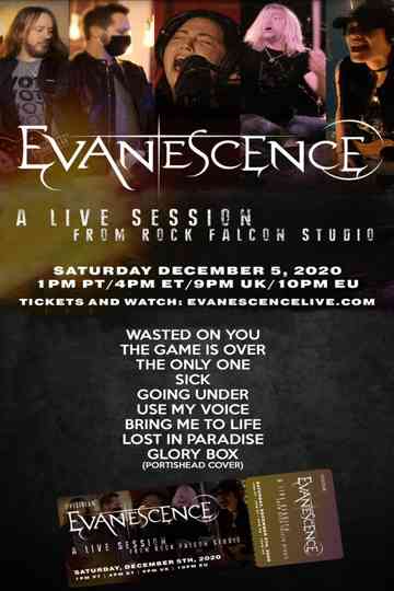 Evanescence - A Live Session From Rock Falcon Studio Poster