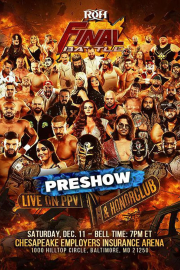 ROH: Final Battle Preshow Poster