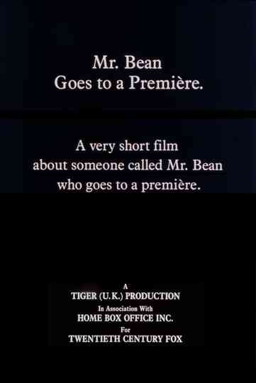 Mr. Bean Goes to a Première Poster