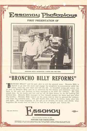 Broncho Billy Reforms Poster