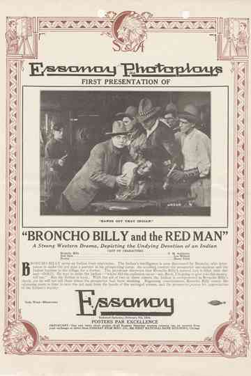 Broncho Billy and the Red Man Poster