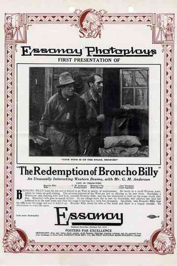 The Redemption of Broncho Billy Poster