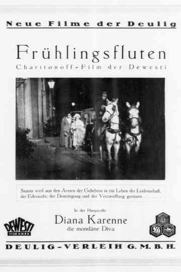 Frühlingsfluten Poster