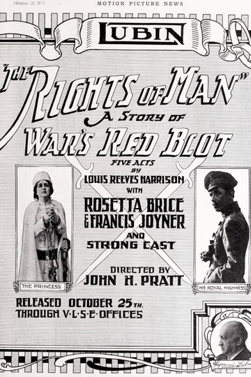 The Rights of Man A Story of Wars Red Blotch Poster