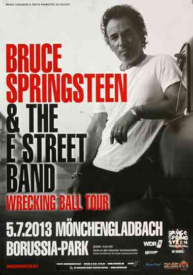 Bruce Springsteen  Mönchengladbach 2013 Poster