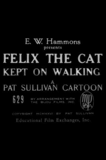 Felix the Cat Kept On Walking Poster