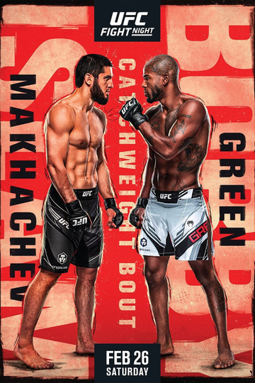 UFC Fight Night 202 Makhachev vs Green Poster