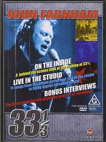 John Farnham: 33⅓ Poster