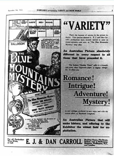 The Blue Mountains Mystery Poster