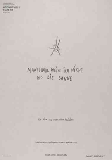 Sometimes i dont know where the sun Poster