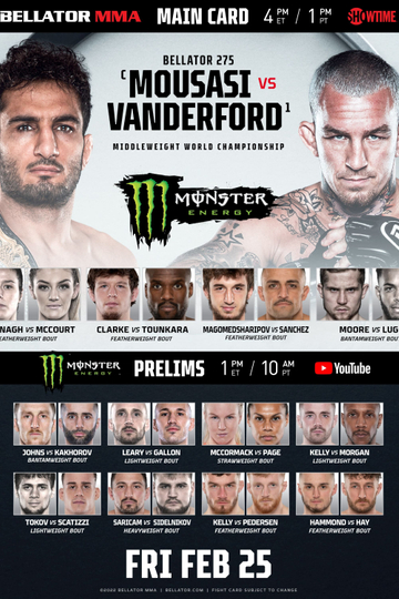 Bellator 275 Mousasi vs Vanderford