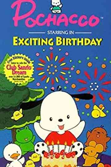 Pochacco Exciting Birthday Poster