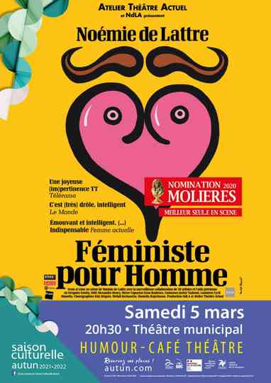 Noémie de Lattre  féministe pour homme Poster