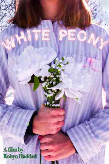 White Peony Poster