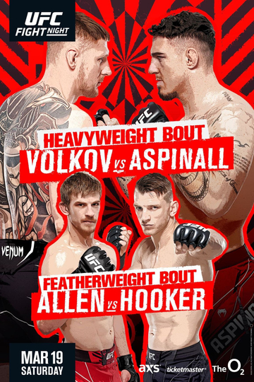 UFC Fight Night 204 Volkov vs Aspinall Poster