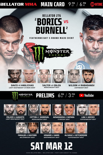 Bellator 276 Borics vs Burnell