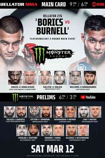 Bellator 276 Borics vs Burnell Poster