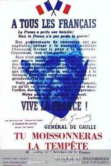 You Will Reap the Tempest Poster