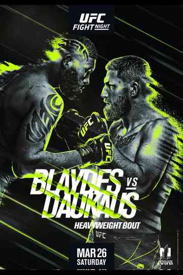 UFC on ESPN 33 Blaydes vs Daukaus Poster
