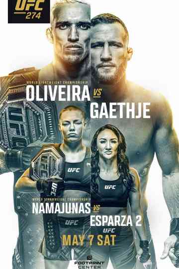 UFC 274 Oliveira vs Gaethje Poster