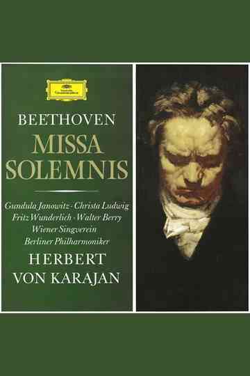 Beethoven · Missa Solemnis - Herbert von Karajan Poster