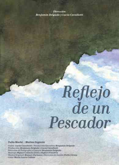 Reflejo de un pescador Poster