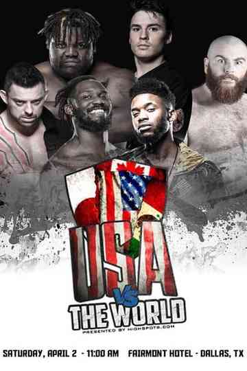 WrestleCon USA vs The World 2022 Poster
