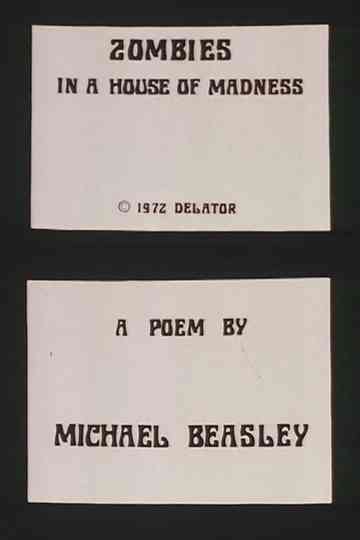 Zombies in a House of Madness Poster