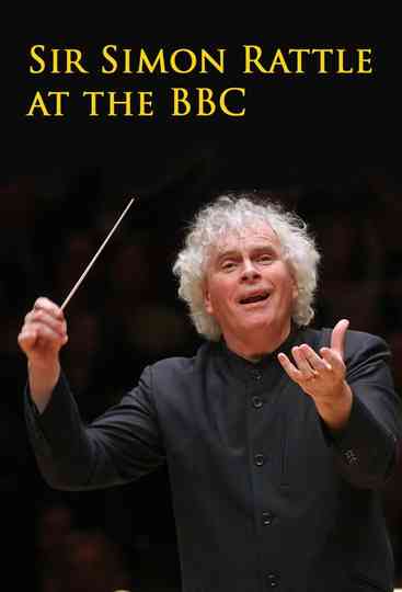 Sir Simon Rattle at the BBC Poster