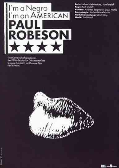 Im a Negro Im an American  Paul Robeson