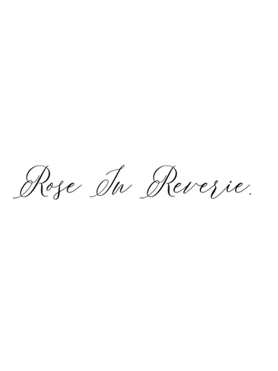 Rose In Reverie Poster