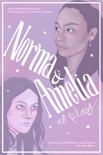 Norma and Amelia at Play Poster