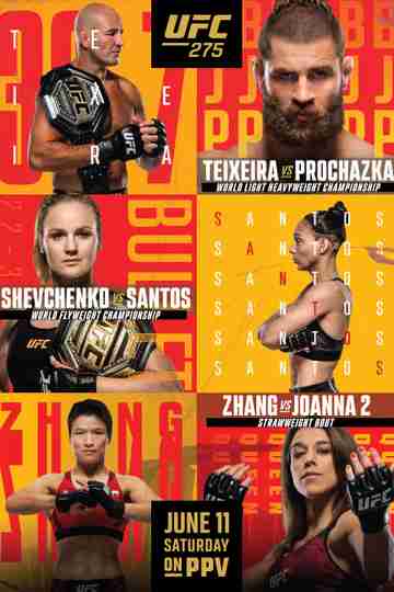 UFC 275 Teixeira vs Prochazka Poster