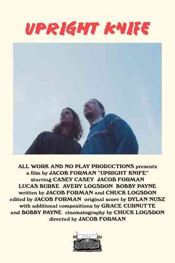 Upright Knife Poster