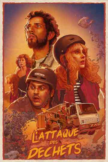 Lattaque des déchets Poster