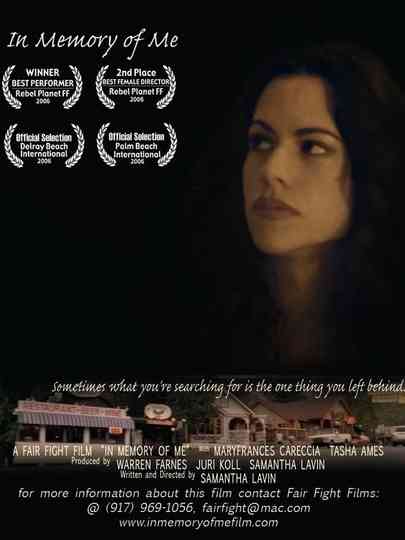 In Memory of Me Poster