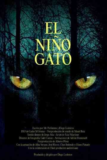 El niño gato Poster