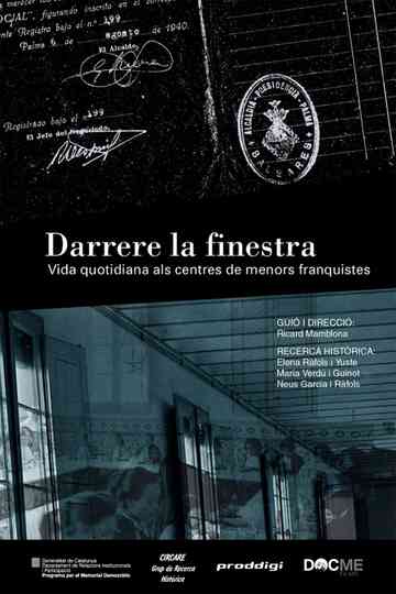 Darrere la finestra Poster