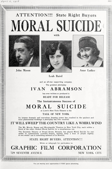 Moral Suicide Poster