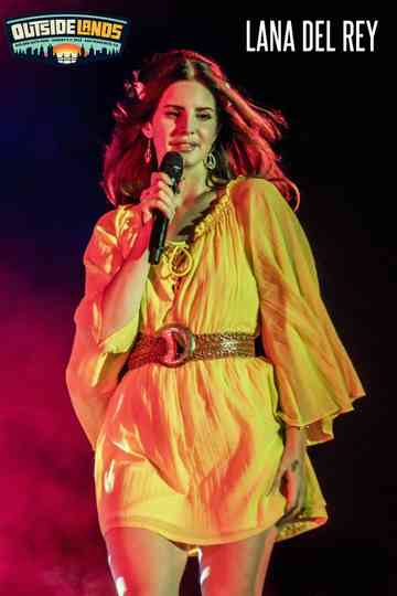 Lana Del Rey - Live at Outside Lands Festival Poster